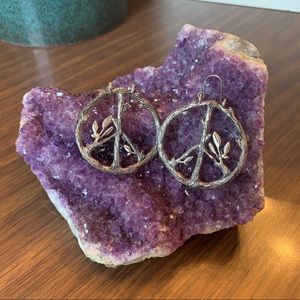 EARRINGS | Lucky Brand Peace Branch Hoop Earring